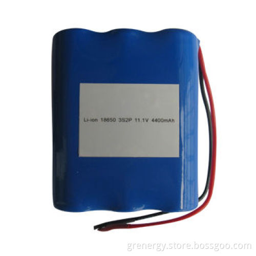 11.1V 4400mAh Li-ion Battery Pack with PCM, CE-, UL-, RoHS-approved, for LED Light and Power Tools